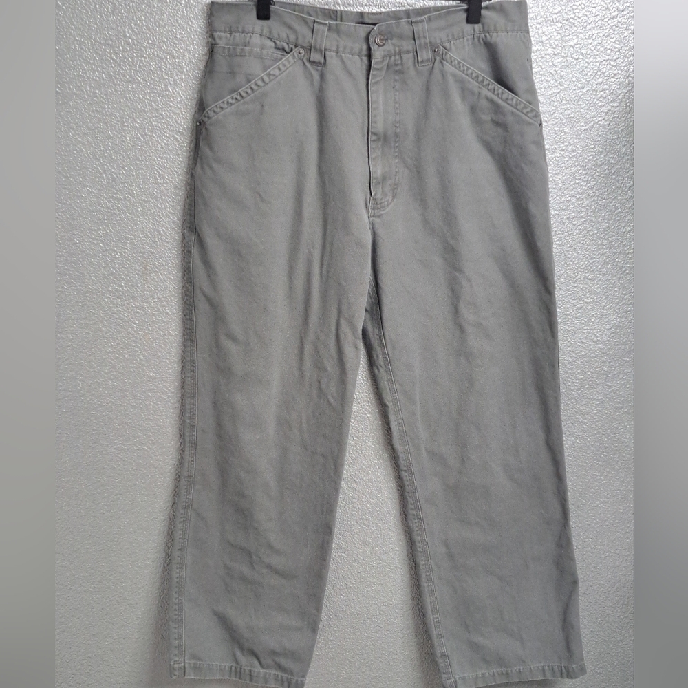 Perry Ellis America Men's Olive Green Jeans Size 34/30
